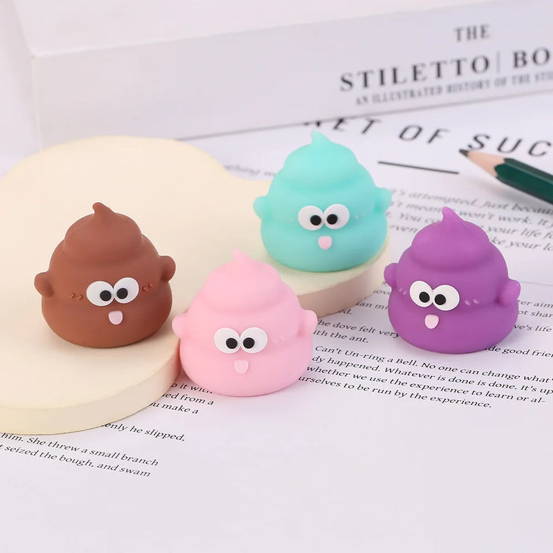 Mini Cute Poop Lápis Sharpener para alunos do ensino fundamental, conveniente lápis Sharpener, presente de recompensa infantil, 1Pc