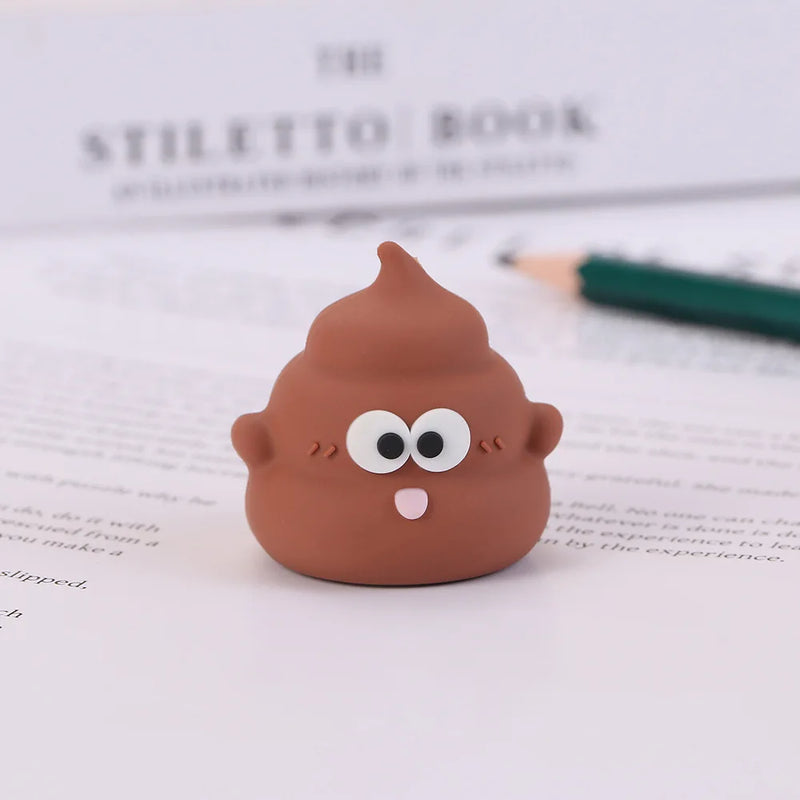 Mini Cute Poop Lápis Sharpener para alunos do ensino fundamental, conveniente lápis Sharpener, presente de recompensa infantil, 1Pc